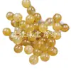 Cuentas Redondas de Citrino Imitación Cuentas Sueltas de Jade Pulsera de Cuarcita Amarilla Colgante Accesorios para Joyería Cuentas de Jade Hechas a Mano