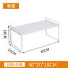 Estante de Almacenamiento para Libros de Hierro de Escritorio, Mesa, Estante de Almacenamiento Doméstico, Estante para Escritorio de Estudiante, Librería Simple de Varias Capas