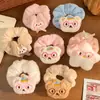 Laço de Cabelo de Pelúcia Ursinho Desenho Animado Fofo para Meninas, Corda Doce para Rabo de Cavalo, Elástico de Boneca Acessórios de Cabelo Atacado