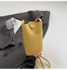 Versão Coreana Nicho 2025 Nova Bolsa Transversal Casual para Celular Simples Moda Bolsa de Ombro Fofa Texturizada Bolsa Feminina Tendência