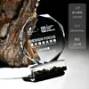 Trofeos de cristal personalizados, nuevas medallas metálicas de alta gama y premios de resina para eventos de empresa, con grabado creativo para empleados destacados