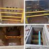 Suporte de cabo para calha de cabos tipo parafuso reforçado com fibra de vidro combinação de suporte de calha de cabos parafuso embutido suporte de compósito de resina