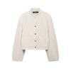 Chaqueta bomber corta con bolsillos de moda Otoño 2024, abrigo transfronterizo Amazon para mujer D6155863