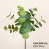 Plantas Verdes Simuladas, Hojas de Eucalipto, Decoración de Interiores, Adornos para Sala de Estar, Paisajismo de Paredes con Plantas, Hojas de Dinero, Hojas Simuladas al por Mayor