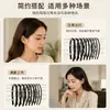 Acessórios para Aro de Cabelo DIY Preto de Várias Especificações Aro de Cabelo de Tecido Liso Sem Dentes Cor Sólida Aro de Cabelo Fino Aro de Cabelo Simples Versátil
