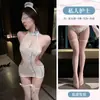 Não perca a noite certa paixão lingerie uniforme de enfermeira sexy desejo puro conjunto de saia justa ao corpo qqny pijama provocante para mulheres para não tirar