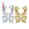 Pegatinas de tela bordadas en oro y plata Patrón de nube Xiangyun Vestido de vestuario antiguo de ópera Pegatinas calientes COS Película y televisión de dibujos animados Pegatinas de bordado étnico
