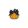 Broche de Halloween con forma de calabaza de metal, diseño de fantasma, para decoración de Halloween, con diamantes de imitación y aceite, adornado con insignia de diamante.