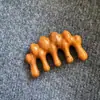 Peine de Masaje de Sándalo Cabezal Raspador Cabezal de Terapia Cabezal de Masaje de Meridianos Peine de Masaje de Meridianos de Madera Portátil para el Hogar