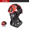 Capacete de Resgate para Incêndio e Água Acessórios Multifuncionais Capacete de Bombeiro Farol de LED Luz Lateral Luz de Sinalização