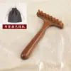 Gua Sha de Madera Maciza de Sándalo Dorado al por Mayor Peine Masajeador de Puntos de Acupuntura Meridianos del Cuello para Relajación Muscular y Masaje Multifuncional