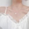 Collar de Fritillaria con Alas para Mujer, Temperamento Suave, Ins Niche, Sentido de Alto Nivel, Cadena para Clavícula de Viento Frío, Colgante de Borla, Joyería