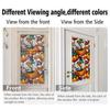 Bl373 Decoración de Ventana de Halloween Transfronteriza Cabeza de Calabaza Fantasma Calavera Pvc Sin Pegamento Decoración Festiva Adhesivo para Vidrio