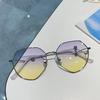 Gafas de sol de liquidación sin devolución, buenos productos, gafas de sol clásicas con detección de fugas, productos de cola de fábrica, procesamiento de color roto, gafas de moda