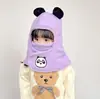 Gorro Todo en Uno para Bebé Otoño e Invierno Gorro Cálido Bufanda Lindo Versátil para Bebé Niño y Niña Gorro con Protección para Orejas Gorro de Lana para Niños Moderno