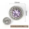 26 Modelos Nuevos de Botones Metálicos Exquisitos y Compactos con Diamantes, Botones Decorativos Redondos Pequeños de 10 mm Cosidos a Mano, Stock Listo Transfronterizo