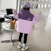 Jaqueta de Lã Outono e Inverno para Meninas 2025 Nova Estilosa Moda Infantil Casaco de Inverno Corta-vento Espesso para Bebês Meninas
