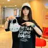 Bolso de Mano Bordado de Gatito de Dibujos Animados para Niñas, Estilo Princesa con Lazo, Bolso Cruzado Infantil Lindo y Elegante