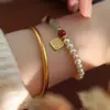 Pulsera de Abalorios de Bambú Color Verde Esmeralda Estilo Chino Nuevo Yuhong para Mujer, Pulsera Exquisita de Estilo Chino Nuevo de Nicho de Lujo Ligero, Venta Directa del Fabricante