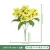 Flores de Amor-Perfeito Artificiais para Exterior Transfronteiriças, Flores Falsas para Decoração de Hotel, Casamento e Enfeites Criativos para Casa, Flores de Seda Atacado de Fabricantes