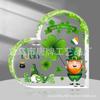 St Transparente de Acrílico de Trébol de Cuatro Hojas Nuevo Producto Transfronterizo. Decoración del Día de San Patricio Bendición Irlandesa Adornos Decorativos