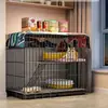 Jaula para Gatos para Uso en Casa, Villa para Gatos de Doble Piso que Ahorra Espacio, Jaula para Gatos de Dos o Tres Pisos con Baño para Gatos Integrado, Portátil y Segura