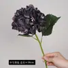 Flor de Hortênsia Artificial 3D de Haste Única com Toque de Luxo para Decoração de Casa Sala de Estar Arco de Casamento Flor Falsa Atacado Transfronteiriço