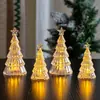 Decoraciones navideñas luz nocturna retro luminosa regalo ventana decoración de mesa accesorios estilo atmósfera lámpara