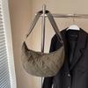 Bolso bandolera japonés impermeable para mujer, tipo dumpling, con acolchado de rombos, informal, tipo joker, 472785