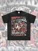 Marca Americana Retro Trendy Transfronteriza Camiseta Casual de Trapecio Volador MJ Estampada de Manga Corta Sudadera con Capucha de Cuello Redondo de Trabajo Pesado