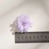 Flores de Tecido Tridimensionais de Organza, Flores Artificiais para Acessórios de Cabelo Artesanais DIY, Materiais para Grampos, Roupas, Enfeites de Flor para Chapéu de Palha