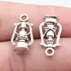20X10X6Mm 1.8g Plata Antigua Colgante de Lámpara de Queroseno Popular Europeo y Americano Material DIY