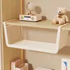 Cesta colgante para dormitorio, instalación sin taladro, estante para snacks de gran capacidad, cesta para almacenamiento de libros y artículos varios, una excelente solución de almacenamiento para habitaciones de dormitorio, con estantes escalonados