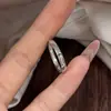 Anillos de pareja s999 plata pura sol, luna y estrellas, estilo coreano, simples, modernos, versátiles, diseño ajustable, anillo de regalo para el Día de San Valentín