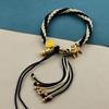 Cuerda de Mano Xizang Frotamiento de Mano Cuerda de Algodón Cuerda de Mano Colorida Pulsera Tejida a Mano Estilo Étnico Thangka Adorno Xizang Pulsera