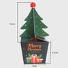 Criativo Véspera de Natal Árvore de Natal Caixa de Maçã Caixa de Presente em estoque Crianças Dos Desenhos Animados Doces Presente Caixa Vazia