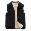 Novo Colete Masculino Outono e Inverno Estilo Coreano Moda Gola V Colete Quente com Veludo Pequeno Colete