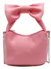 Bolsa de Laço Popular deste Ano para Mulheres 2025 Nova Primavera Bolsa de Mão Decorativa Bolsa Nuvem Pequena Bolsa Pequena Delicada