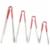 Utensílios de cozinha domésticos, pegadores de alimentos de aço inoxidável, pegadores de buffet de restaurante, pegadores de churrasco, pegadores de bife, pegadores para servir alimentos, pegadores para assar pão