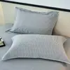 Funda de almohada 100% algodón Tipo A Algodón Puro Algodón Lavado 48cmx74cm Cubierta interior para núcleo de almohada Par para uso en el hogar y dormitorio