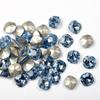Europeu e americano gordo quadrado redondo turmalina fundo pontiagudo diamante unha remendo cristal corte superfície mágica cor unha aurora unha broca atacado