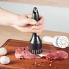 Amaciador de coxa e asa de frango, agulha amaciadora de carne, martelo amaciador de carne, agulha amaciadora de bife e carne para churrasco, agulha de temperar carne