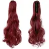 Amazon Estilo Europeo y Americano Para Mujer Clip-On 99J Cola de Caballo Larga Cabello Rizado Diario Trenza de Cola de Caballo Accesorio para el Cabello