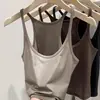 6214# Spice Girls Estilo Americano U Cuero Imitación Sexy Ajustado Sling Para Mujer 2024 Otoño Nuevo Ropa Exterior Sin Almohadilla en el Pecho