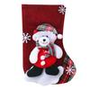 Calcetines navideños Calcetines navideños colgante de bolsa de regalo bolsa de dulces para niños calcetines de dibujos animados de tamaño pequeño decoraciones de bolsa de regalo