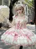 Mariposa de Ensueño~Diseño Original de White Sugar Girl, Nuevo Vestido Lolita, Vestido de Tirantes Jsk Estilo Ballet