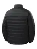 Jaqueta de plumas leve para homens, casaco casual de outono, impermeável e quente, adequado para esportes ao ar livre, vestuário de trabalho business transfronteiriço, uniformes estampados