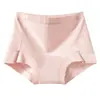 Cuecas Boxer de Algodão Macio com 60 Peças Grau A, Antibacterianas Grau 10A, Estendidas e Alargadas, Virilha 100% Algodão, Roupa Íntima Feminina Confortável de Cintura Alta
