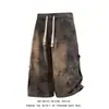 Diseño Tie-Dye Vintage para Hombre Verano Frescos Shorts Largos hasta la Rodilla Marca de Moda Shorts Frescos para el Trabajo