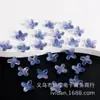 Chapéu Flor de Lírio Bicolor Galvanizado Colorido Acessórios para Corrente de Celular Pulseira Colar Base Flor de Lírio Joias Feitas à Mão DIY
